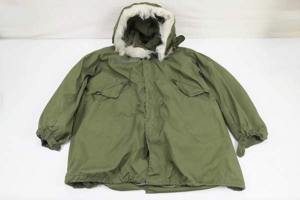 US Army Parka M-1965 Extreme Cold Weather + Liner + Fur Hood olive Medium