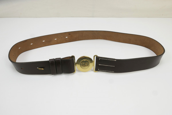 US Army WW2 M1916 Officer's belt leather brown
