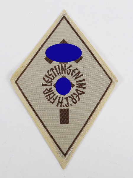 HJ achievement badge bronze woven fabric badge Hitlerjugend