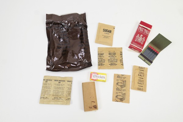 #5 US Army Vietnam GI C-Ration Accessory Packet Pall Mall Cigarette Box Can Opener ...