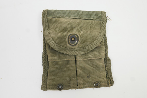 #1 Original US ARMY Vietnam M1 Carbine magazine pouch canvas vintage double magazine pouch