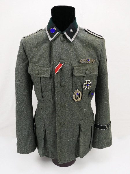 Waffen SS M36 field blouse uniform Volunteer Div. Flemish 1 LANGEMARCK