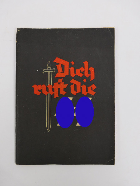 Original book / booklet " Dich ruft die SS " 1942 SELTEN !!! Recruitment booklet A5 Waffen SS