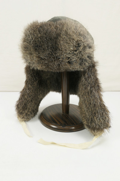 Wehrmacht winter cap fur cap rabbit fur hare fur field cap size 61