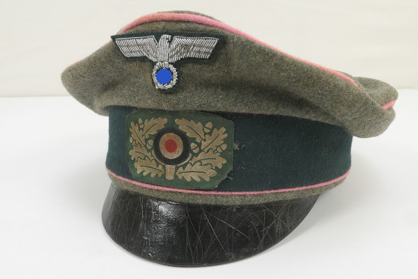 Wehrmacht army tank peaked cap officer assault gun crusher cap size 58/59 effektiert