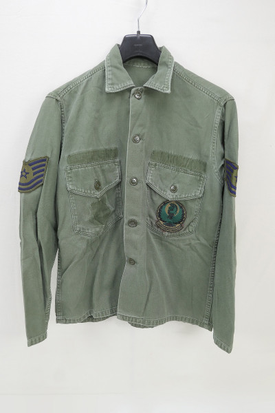 US Army Shirt Vietnam Utility Cotton Sateen OG-107 15½ x 33 Field Shirt 60`s - 70`s