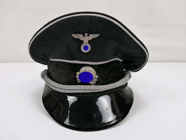 SS / SSVT early peaked cap black size 54 with early metal effects