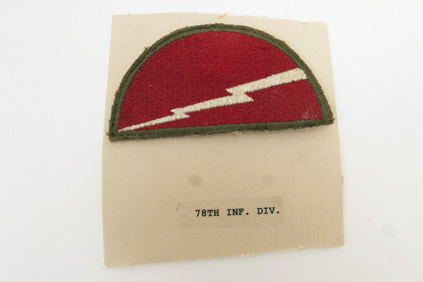 Original US ARMY WW2 Infantry Division Badge Patch - 78th Infantry