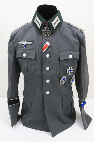 WK2 Wehrmacht M36 gabardine field blouse Großdeutschland uniform from museum liquidation size M