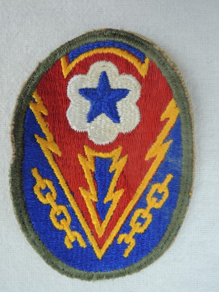 US Army Badge ETO (European Theatre of Operations) Advanced base original US WK 2