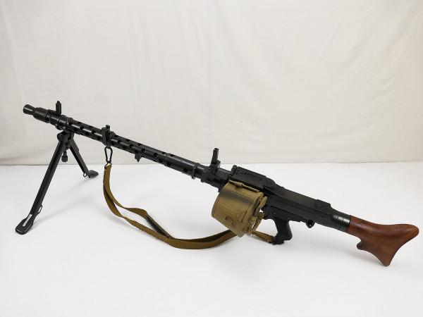 Wehrmacht machine gun MG34 deco model + carrying strap + belt drum special conversion 25/04 026