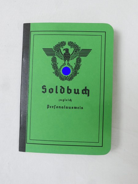 Soldbuch / identity card police + 5 insert notepad