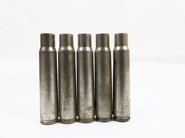 WW2 Reichswehr Wehrmacht 5x empty shells 8x57 ammunition case 30s (blank)