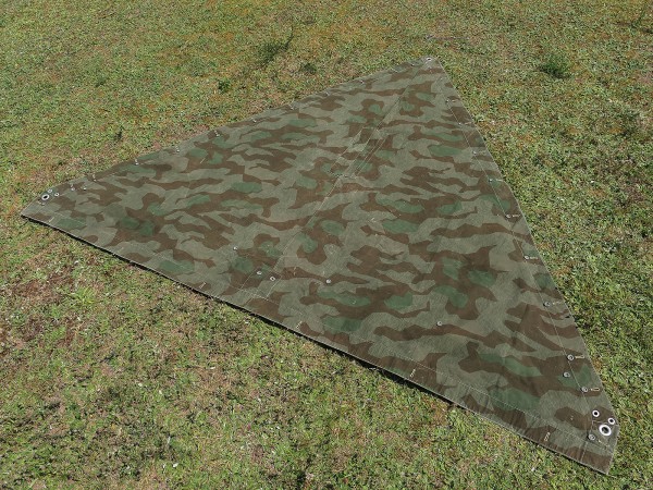 Wehrmacht tent canvas splinter camouflage camouflage tent canvas early piece quite beautiful