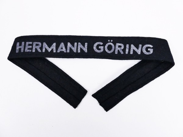 Luftwaffe sleeve Hermann Göring dark blue print on felt