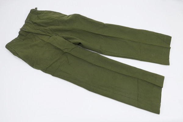 US ARMY Vietnam Wool Trousers Field M-1951 Vietnam Field Trousers M51 OG 108 SMALL