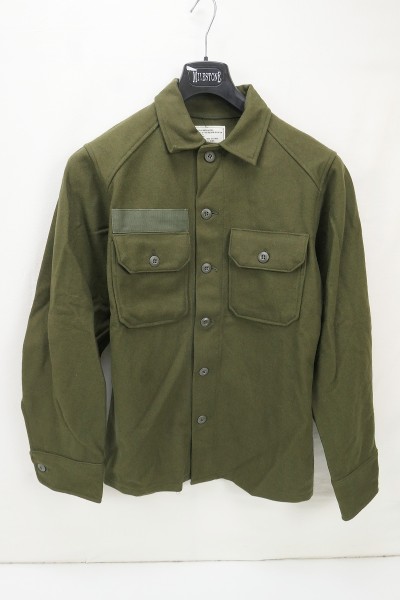 US Army Cold Weather Field Shirt Wool 108 Field Shirt 1977 - Small