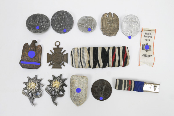 Wehrmacht small medal collection / convolute medals awards badges