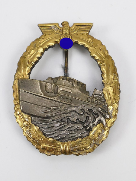 Kriegsmarine speedboat war badge 1st form