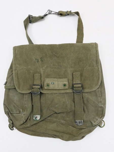 #1 Original US ARMY WW2 Musette Bag 1943 combat bag
