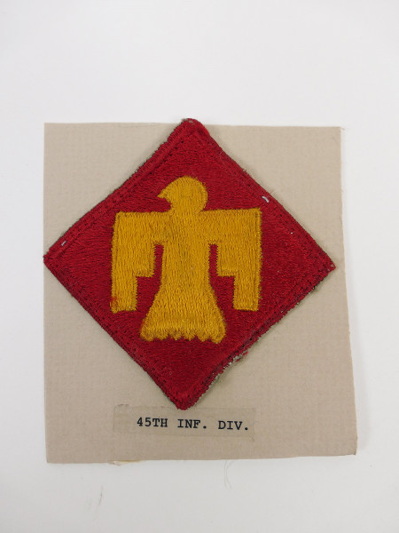 Original US ARMY WW2 Infantry Division Badge Patch - 45th Infantry Division Badge
