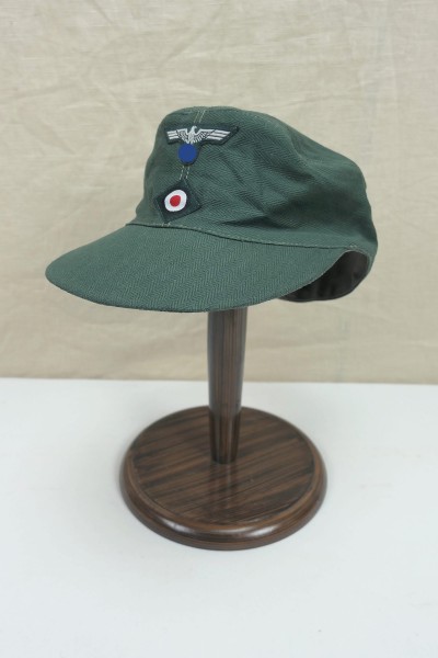 Wehrmacht HBT field cap Drillich cap with M36 cap eagle and cockade size 59