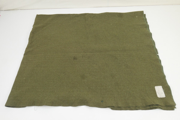 #A 1942 Original US ARMY WW2 Wool Virgin Blanket OD Wool Blanket Camp Blanket