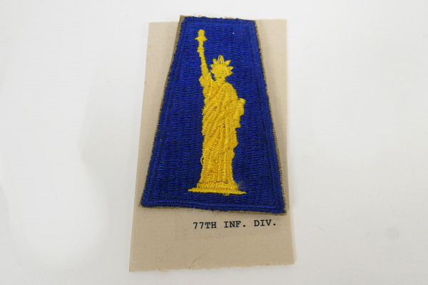 Original US ARMY WW2 Infantry Division Badge Patch - 77th Infantry
