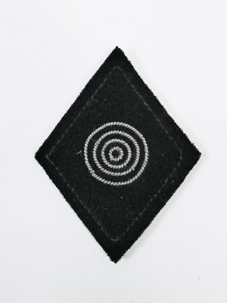 SS marksmen's badge sleeve diamond 2nd shooting class from November 1937 Schutzstaffel