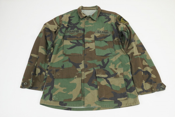 US Army Field Shirt Coat Camouflage Woodland Berlin Brigade - Medium