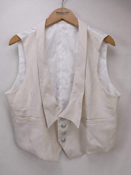 White gala vest for the SS grand ballroom suit Gala suit