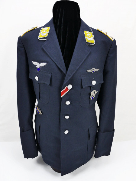 Luftwaffe officer's four-pocket skirt paratrooper uniform from museum liquidation