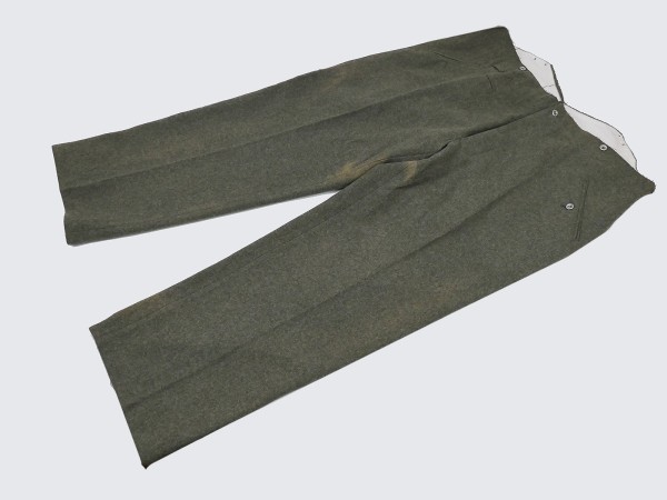 Single piece WK1 Old Army M1907 /10 field pants field gray with red piping uniform pants size XXXL