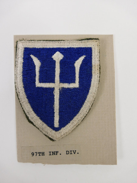 Original US ARMY WW2 Infantry Division Badge Patch - 97th Infantry Division Badge
