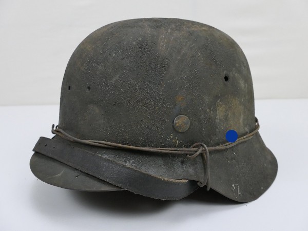 Wehrmacht army steel helmet type like M42 Spanier / SD with wire Gr.58 from museum