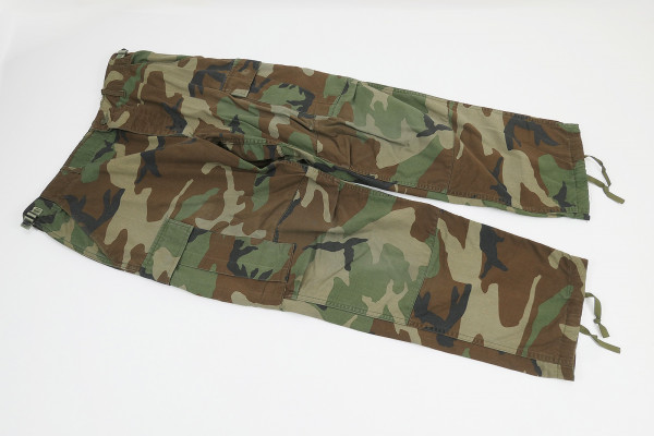 US Army Field Trousers Combat Trousers Camouflage Woodland - with measurements
