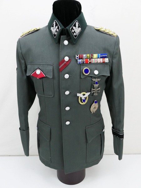 Uniform Waffen SS gabardine field blouse SS Obergruppenführer Sepp Dietrich Leibstandarte A.H.