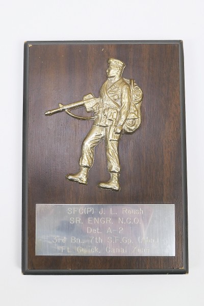 US Army Commemorative Plaque Relief Give Away Award Special Forces