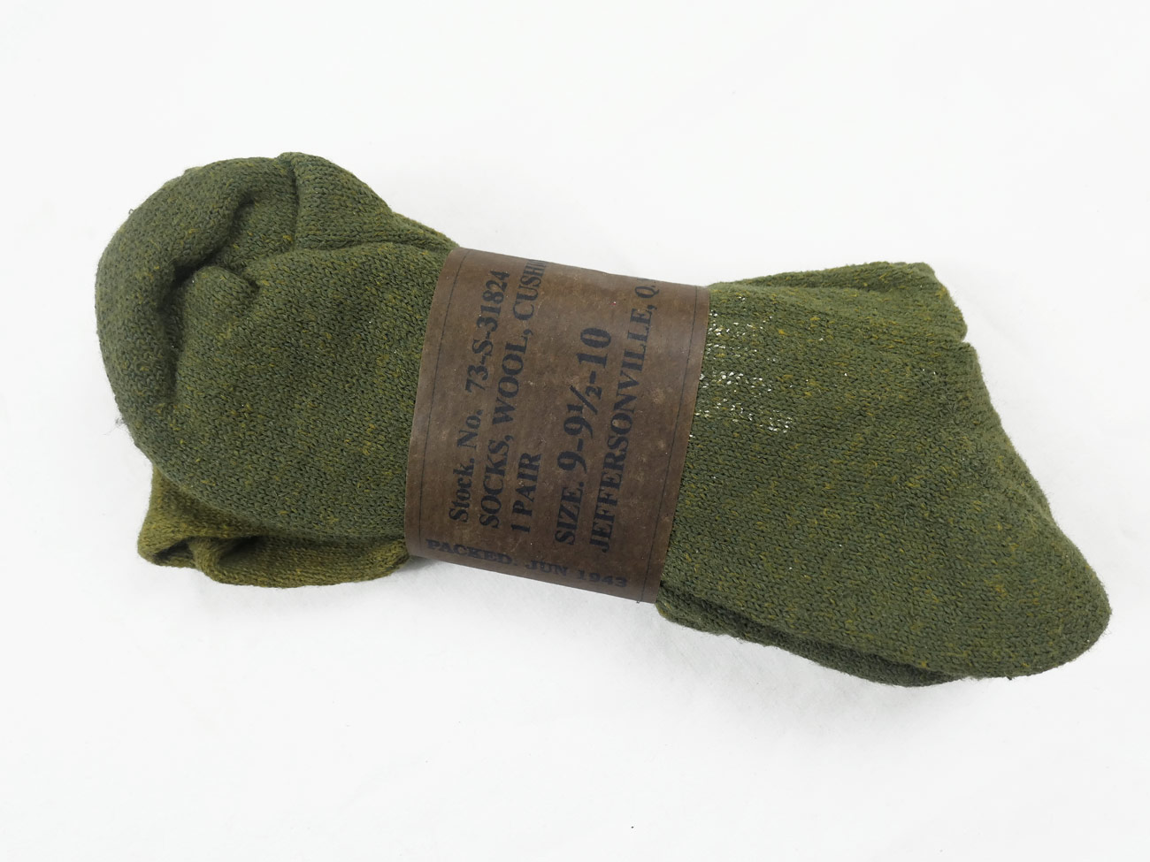 US ARMY WW2 Stiefel Socken size 9-9.5-10 socks wool 