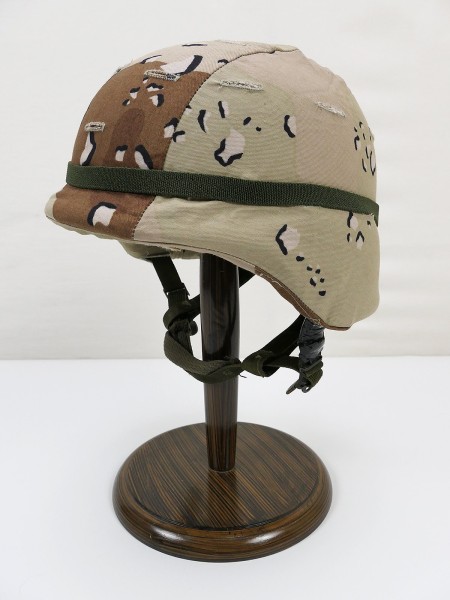 #33 US PASGT Combat Helmet Combat Helmet Size Small with Desert Helmet Cover + Cateye