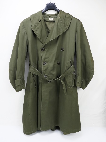 Original US Overcoat Field OD7 Coat Trench Coat 1946 Size Large
