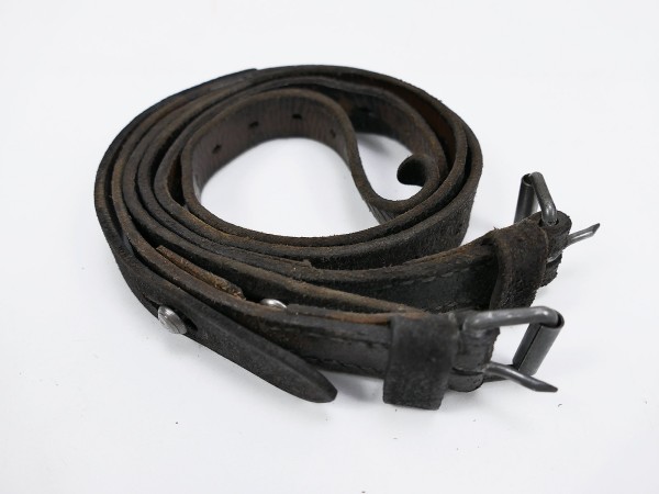 2x Wehrmacht vintage coat straps pack straps knapsack straps tent webbing
