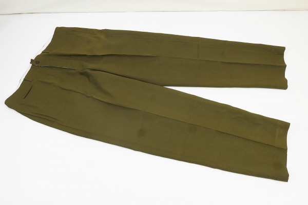 #2 Single piece - US WW2 M1937 Field Trousers M37 Mustard Field Trousers Wool - Size M