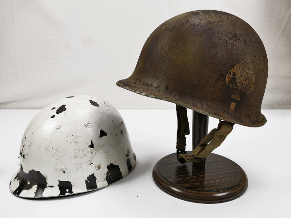 US ARMY WW2 M1-C Paratrooper steel helmet paratrooper helmet with original Westinghouse liner