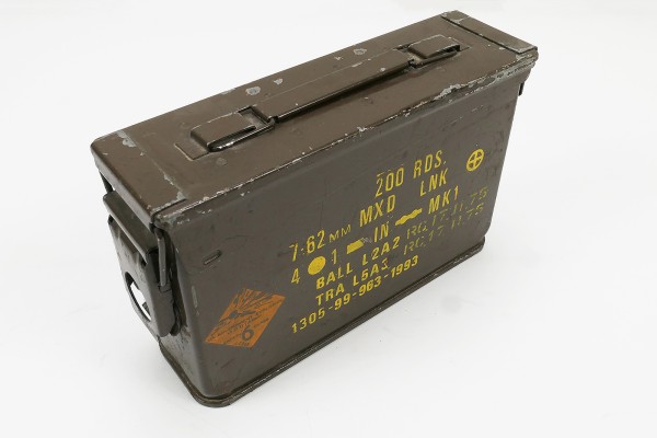 GB Ammo Box 7.62mm MK1 200 Rounds Ammo Box 1967