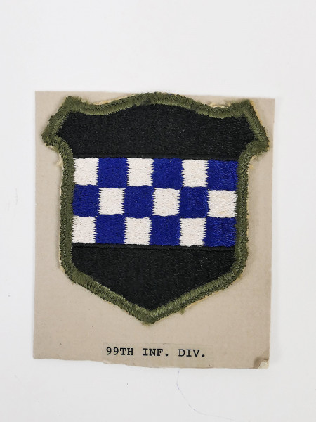 Original US ARMY WW2 Infantry Division Badge Patch - 99th Infantry Division Badge