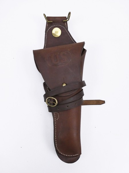 US M1912 Swivel Cavalry Holster Colt 1911 Government Cavalry Leather Holster 45s