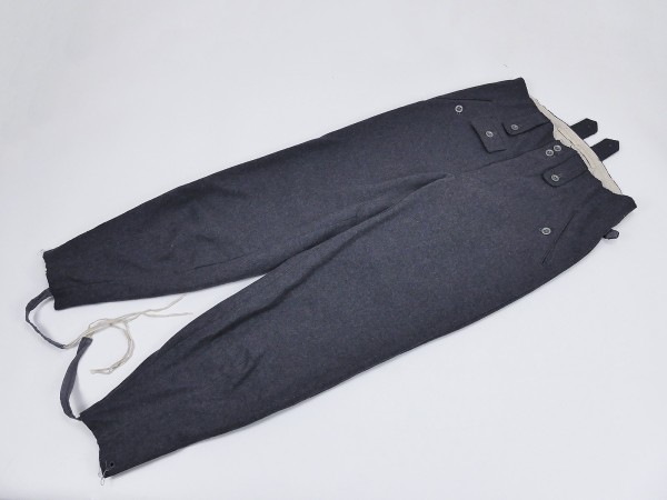 Luftwaffe field trousers M43 wool trousers blue gray uniform trousers late war tailored from museum
