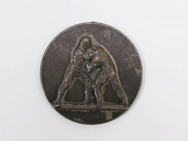 Medal for 9th place in wrestling at the national competition in Stuttgart 1920