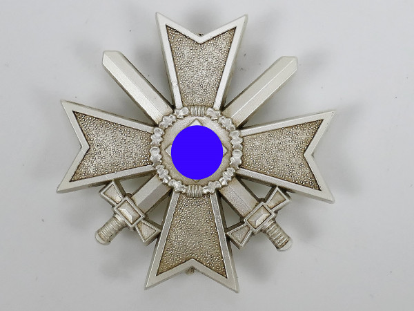 Wehrmacht War Merit Cross Silver "1" KVK with swords on pin